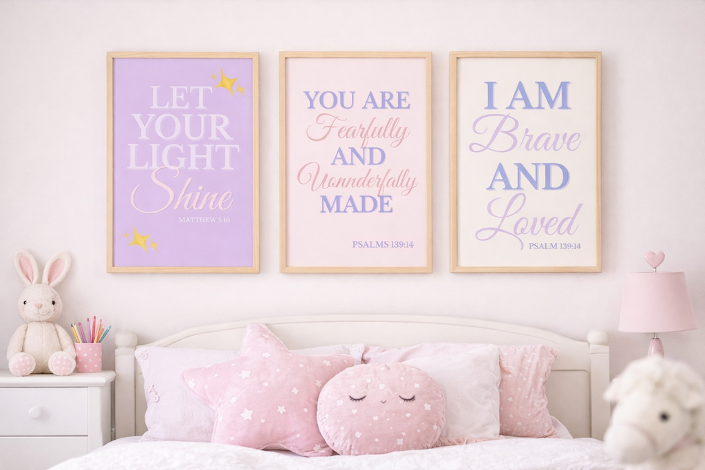Bible verses for girls room